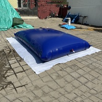 Réservoir d'eau pliable portable en forme d'oreiller, souple, grande capacité, 1000L-5000L, pour le stockage d'eau