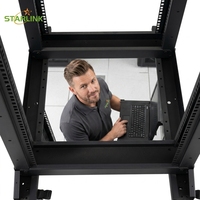 Armoire ouverte Starlink 19'' à 4 poteaux et rack de serveur pour armoire réseau