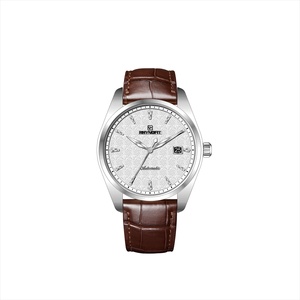 หน้าปัดลายนูนแบบสั่งทำพิเศษพร้อมตัวเรือนสแตนเลสขัดเงาสูงสำหรับนาฬิกาข้อมืออัตโนมัติสำหรับนักธุรกิจ - Product Image 6