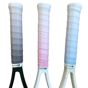 Nuovo Design gradiente PU Over Grip <span class=keywords><strong>Tennis</strong></span>/Badminton/<span class=keywords><strong>Squash</strong></span>/Padel/ Pickleball Anti-slip racchetta appiccicosa Overgrip - Product Image 2