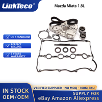 Linkteco Timing Belt Kit & pompa air untuk Mazda Miata 1,8 l L4 DOHC 1994-2000 B660-12-700D B660-12-730C BP0510235C