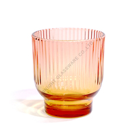 Bocaux à bougies en verre au design moderne et luxueux, vente en gros personnalisée, bocal à bougie en verre rond à dégradé de couleurs pour la décoration des fêtes