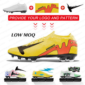 Chaussures de football à crampons montantes pour hommes, vente en gros, fabricant - Product Image 4