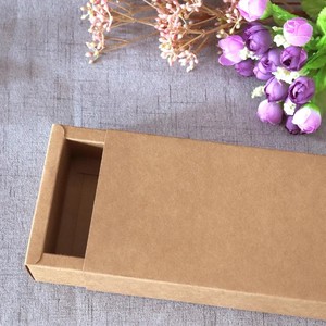 Caja Deslizante de Papel Kraft para Empaque de Memorias USB |   Caja de Regalo con Cajón y Soporte Interior - Product Image 3