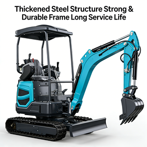 <span class=keywords><strong>Mini</strong></span>-excavatrice robuste de 1,5 tonne, modèle 18Q, sur chenilles, force de creusement de 9KN, marteau perforateur, tarière, boîte de vitesses pour brisage de béton, garantie 1 an - Product Image 5