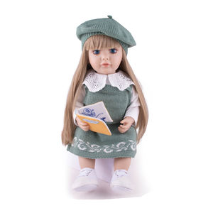 <span class=keywords><strong>Muñeca</strong></span> Bebé Eléctrica de Silicona Realista, Juguete Reborn <span class=keywords><strong>para</strong></span> Niña, <span class=keywords><strong>Muñeca</strong></span> de Moda <span class=keywords><strong>con</strong></span> Libro de Tela, Control Remoto, Peine y Pañal - Product Image 3