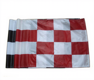 <span class=keywords><strong>Bandiera</strong></span> da Golf <span class=keywords><strong>a</strong></span> <span class=keywords><strong>Scacchi</strong></span> con Tubo di Bloccaggio, Colorata, per Tornei, 50*36cm, Realizzata in Tessuto di Nylon - Product Image 1