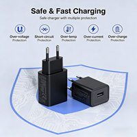Chargeur mural USB certifié 5V 2A à charge rapide, lot de 2, design léger, protection contre les surintensités pour 13/14/15/16/17
