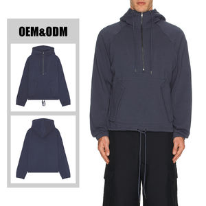 Sweat à capuche surdimensionné avec logo imprimé personnalisé de haute qualité Sweat à capuche avec cordon de serrage pour hommes Sweats à capuche réglables - Product Image 2