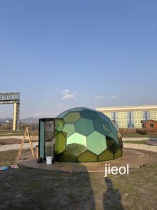 5M 6M 7M 8M 9M 10M Hexagonal Cúpula de vidrio templado Casa Carpa con marco de aleación de aluminio para glamping al aire libre - Product Image 4