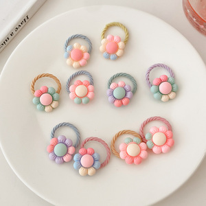 Coletero de Pelo para Niña con Forma de Caja, Alta Elasticidad, Colores Caramelo, Material Superior de Felpa, a la Moda - Product Image 5