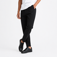 Pantalon de jogging homme personnalisé OEM, séchage rapide, extensible, léger, taille élastique, poches latérales, coupe slim fuselée