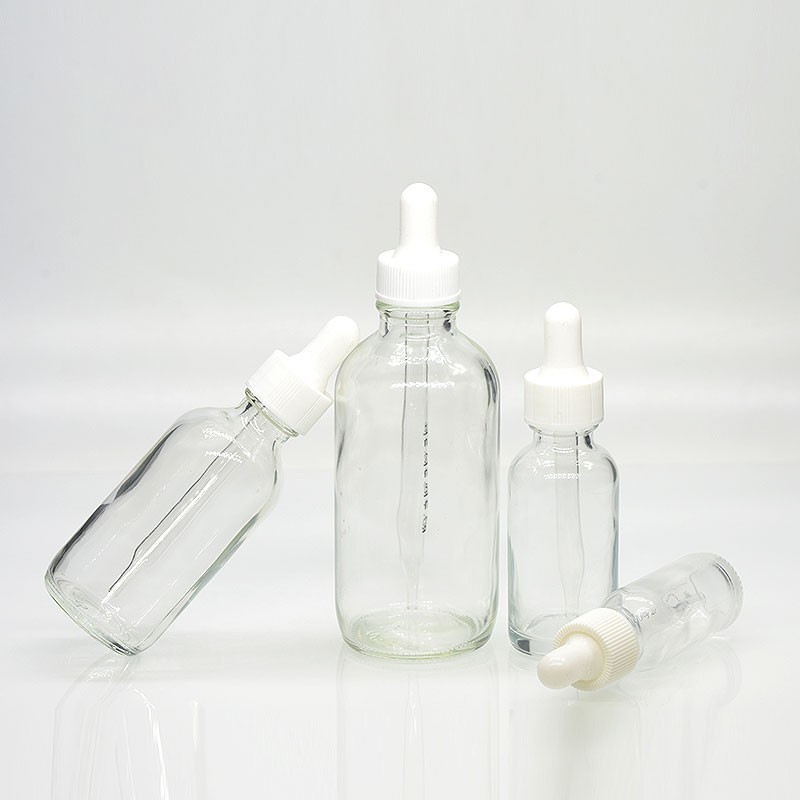 2020 vente chaude de haute qualité 15ml 30ml 60ml 120ml boston flacon compte-gouttes en verre pipette