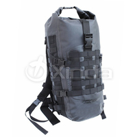 Fournisseur OEM Sac à dos tactique imperméable en bâche PVC pour l'extérieur avec système de fixation par pochette