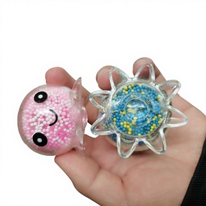 Hot TPR Material Cartoon Octopus Pinch Music Decompression Vent <b>Creative</b> Squishy Fidget Toy with Gravure Printing Children Adult - Product Image 2