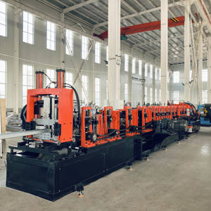 Günstiger Preis Hochwertige Metallstahlrahmen CZ-Profil Kaltwalzformmaschine Hochgeschwindigkeits-Pfettenherstellungsmaschine - Product Image 4