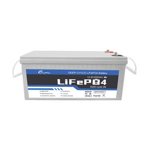 Batterie de chariot élévateur LVFU 48V, batterie solaire au lithium-ion LiFePO4, pack de batteries 12V 100Ah 200Ah, cycle profond, batterie 12V - Product Image 1