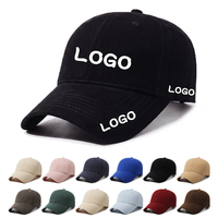 Gorras de Béisbol de Algodón de 6 Paneles Personalizadas al por Mayor, Gorra de Béisbol Suave sin Estructura con Logotipo Bordado, Gorra Tipo Dad Hat