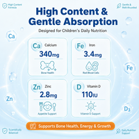 Boisson Énergétique Nutrition Sportive Calcium Fer Zinc 10mL 50 Sachets Complément Minéral Liquide pour Enfants OEM