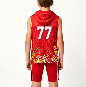 Maillot de football personnalisé pour jeunes 5v5, uniforme de football 5 sur 5, couleurs vives, résistant à la décoloration - Product Image 3
