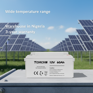Batería de Gel de 12V 60Ah <span class=keywords><strong>AGM</strong></span>, Batería de Gel de Plomo-Ácido Libre de Mantenimiento para Inversor UPS, Disponible en Nigeria - Product Image 1
