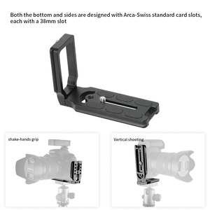 Support de caméra en forme de L à dégagement rapide DARYOO, support de caméra en forme de L pour Nikon <span class=keywords><strong>Canon</strong></span> Sony Fujifilm, accessoire de studio photo - Product Image 2