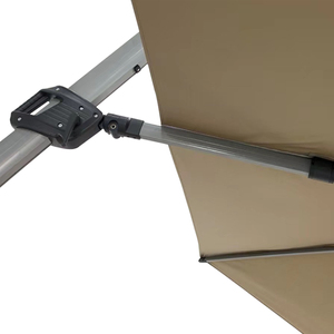 Paraguas comercial para exteriores de gama alta Mia, paraguas para exteriores de hotel de lujo de 4x4m, paraguas voladizo de gran tamaño - Product Image 4