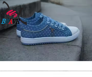 Nuevo modelo 2026: Zapatillas de lona transpirables con malla, color liso, diseño hueco, planas, con cordones, ligeras, para estudiantes. - Product Image 6