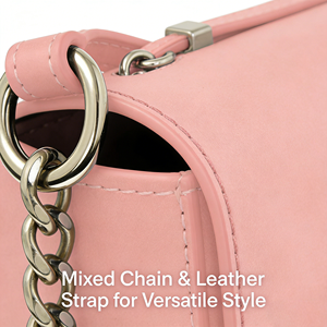 <span class=keywords><strong>Sac</strong></span> <span class=keywords><strong>à</strong></span> bandoulière tendance en cuir PU imperméable avec logo personnalisé 2026, élégant et pratique pour <span class=keywords><strong>femme</strong></span>, idéal pour le quotidien, avec chaîne, style <span class=keywords><strong>sac</strong></span> seau ou <span class=keywords><strong>sac</strong></span> bandoulière. - Product Image 4