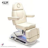 Lit de beauté blanc de haute qualité, fauteuil électrique pour soins du visage, lit d'esthéticienne, lit de massage inclinable, ensemble de traitement cosmétique pour spa et salon