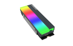 مبرد قشرة ليد مضيء <span class=keywords><strong>M</strong></span>.2 ARGB للوحة الأم PC 5V Sync ملحقات الألومنيوم - Product Image 3