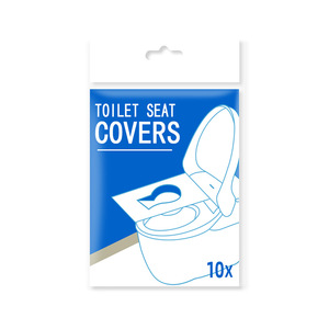 Housses de siège de toilette jetables, solubles dans l'eau, 10 pièces, housse hygiénique portable pour voyage - Product Image 4