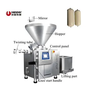 Helper industrial automatic Vacuum fillers for the production of processed cheese