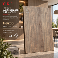 Panneau de surface à texture bois avec texture stratifiée pour portes de placard, étagères et menuiseries intérieures