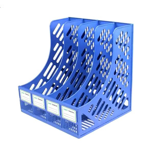 Office Supplies Plastic Desktop Storage File <b>Holder</b> Four-Piece File Frame File Box Student Large Capacity <b>Document</b> <b>Holder</b> - Product Image 1