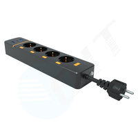 Vente directe d'usine EA2 16A 250V usage domestique 4 voies Allemagne Style prise télécommande Wifi bande d'alimentation intelligente