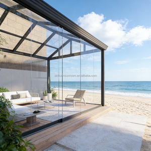 Terraza <span class=keywords><strong>de</strong></span> Aluminio <span class=keywords><strong>3x3</strong></span> 3x4 4x4 con Ventanas Corredizas, Protección UV, Pabellón, Pérgola - Product Image 4