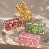 Bâton de beurre moulable anti-stress, jouet extensible et compressible en maltose avec paillettes, cadeau de Noël, boîte mystère de bureau