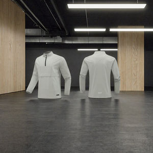 Chaqueta Deportiva para Hombre, Estilo Informal, Cuello Alto, Cierre de Cremallera, Secado Rápido, Impermeable, Cortavientos, para Senderismo al Aire Libre, con Logotipo Frontal - Product Image 3