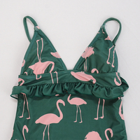 Vente en gros de maillots de bain pour bébés filles avec logo personnalisé Maillot de bain bikini grande taille XL imprimé manches courtes Maillot de bain pour enfants