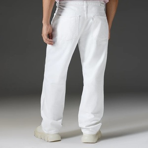 Jeans Carotte Femme Imprimé Effet Délavé Qualité Supérieure Coupe Large Slim Hiver Automne Style Hip Hop - Product Image 1