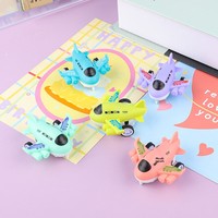 Jouets pour enfants en forme d'avion miniature rétractable style macaron coloré, jouets de voiture mignons style dessin animé