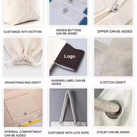 Sacs fourre-tout en toile recyclables personnalisés avec lettres, style tendance, pour femmes, avec bandoulière et poche, pour les cours et le travail