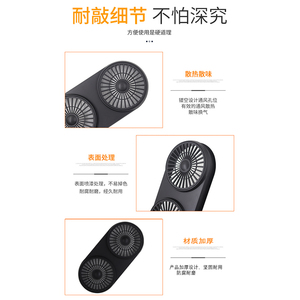 Nouveau modèle 100x210 Cache-câble ovale en plastique respirant avec trous de ventilation plats pour gaine de câbles d'armoire - Product Image 1