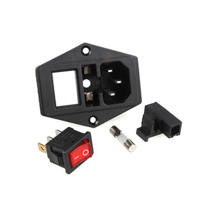 Prise d'alimentation pour imprimante 3D 3DSWAY 110V/220V 10A avec fusible pour usage DIY - Product Image 1