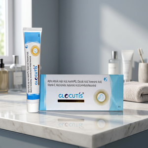 ครีมบำรุงผิวหน้า Radiant Glocutis 30 กรัม อัลฟ่า อาร์บูติน กรดโคจิก ไนอะซินาไมด์ ลดเลือนจุดด่างดำ ปรับสีผิวให้สม่ำเสมอ - Product Image 3
