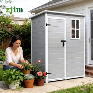ZJIM ZJGP-B5x3-01 <span class=keywords><strong>Armoire</strong></span> <span class=keywords><strong>de</strong></span> rangement polyvalente en PP pour outils, intérieur et extérieur, avec ventilation - Product Image 1