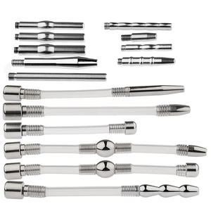 Accessori regalo di San Valentino in acciaio inox gabbia di castità e Anti-Off cintura un pezzo di castità dispositivo di blocco maschio - Product Image 5