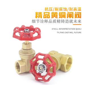 Válvula de Compuerta de Latón de 1 Pulgada Hecha a Medida con Rosca Interna Reforzada de 4 Puntos para Tuberías de Agua - Product Image 2