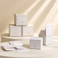 Boîte en carton personnalisée avec insert en papier pour emballage de soins de la peau, idéale pour crème hydratante et crème pour le visage